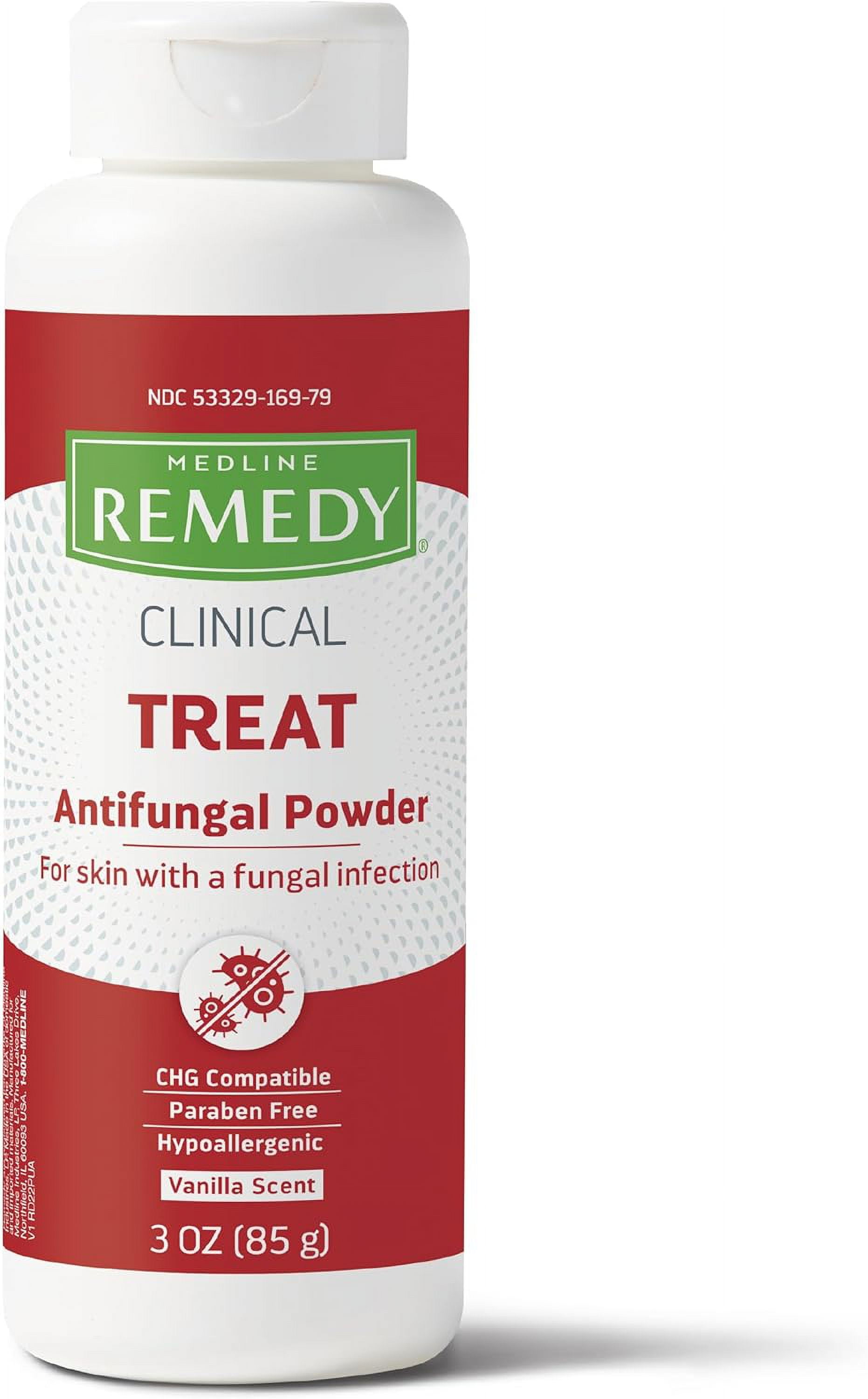 Medline Remedy Clinical Antifungal Powder, Scented, 3 oz