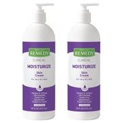 Medline Remedy Clinical Skin Cream, Vanilla Scented, 16 oz 2 Pack, Moisturizing Face & Body Cream