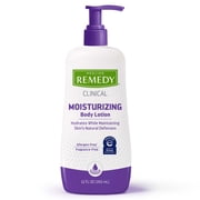 Medline Remedy Clinical Skin Moisturizing Lotion, Fragrance-Free, For All Skin Types, 12 fl oz.