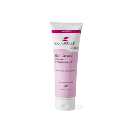 Medline Remedy Essentials Skin Cream, (8 oz Tube), Fresh Scent, Moisturizer For Dry Skin