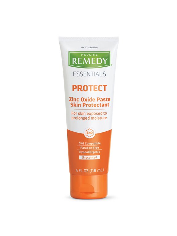 Remedy Essentials Zinc Oxide Skin Protectant Paste (4 oz Tube), Unscented