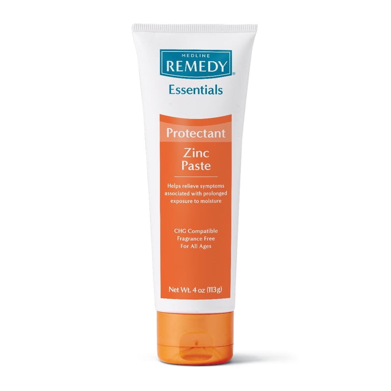 Medline Remedy Essentials Zinc Skin Protectant Paste, 4 oz