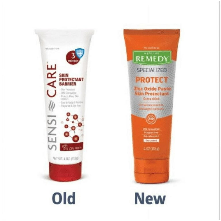 Medline Sensi-Care Barrier Cream, Zinc Oxide Skin Protectant
