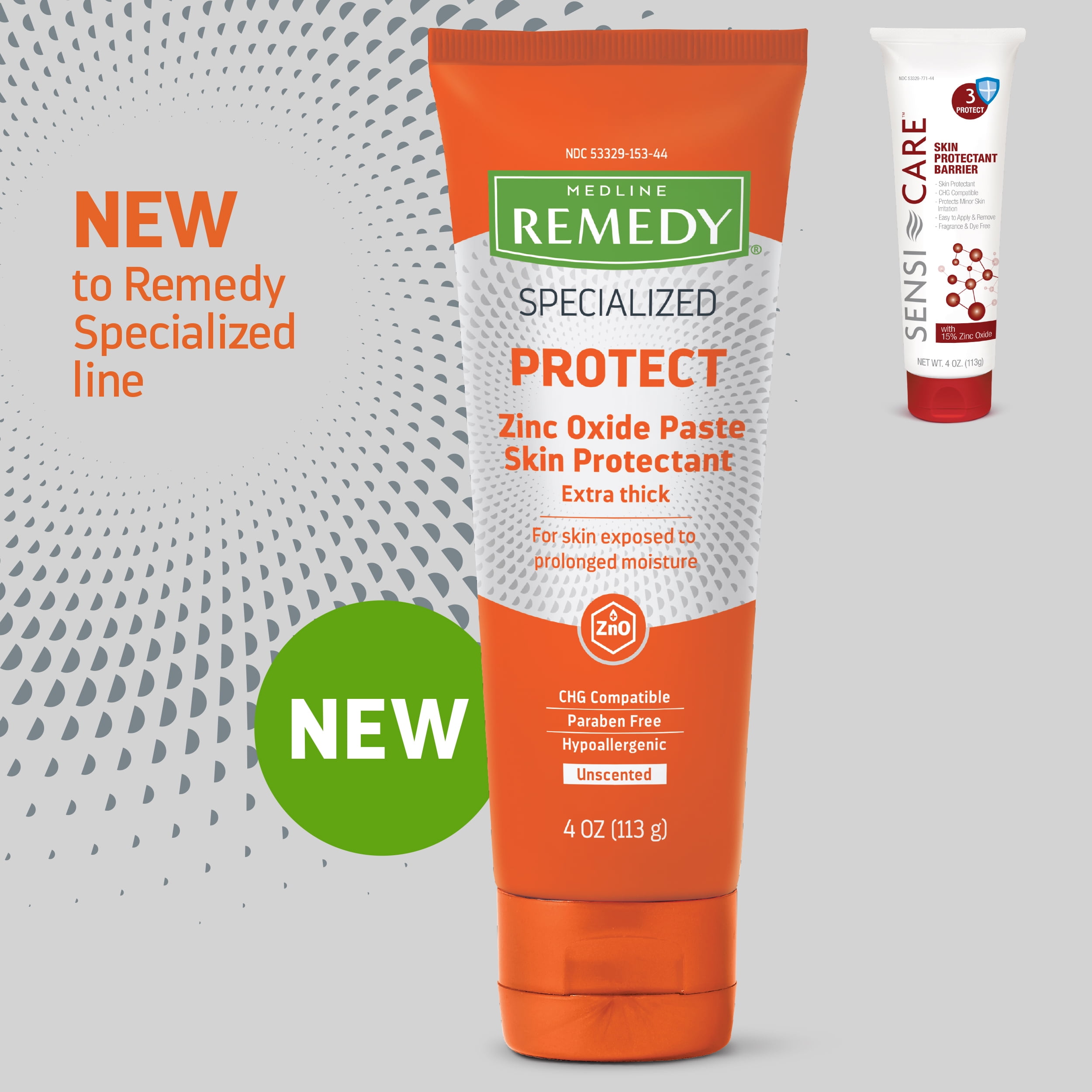 Medline Remedy Specialized Extra Thick Zinc Skin Paste, Unscented (4 oz