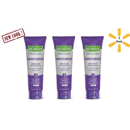 Medline Remedy Specialized Skin Cream 4oz, 3 Pack- MSC0924404