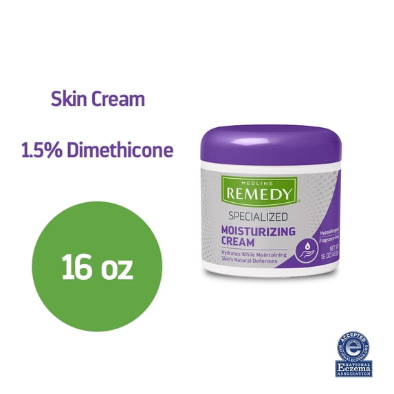 Medline Remedy Specialized Skin Cream, Unscented, 16 oz