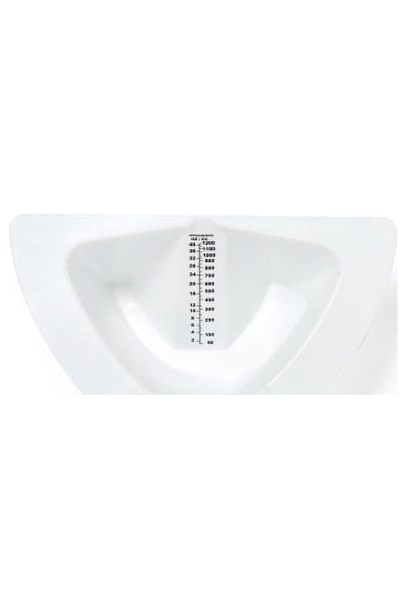 Specimen Collector Pans, 1 Piece, 1,200 mL, White, Pack Of 100