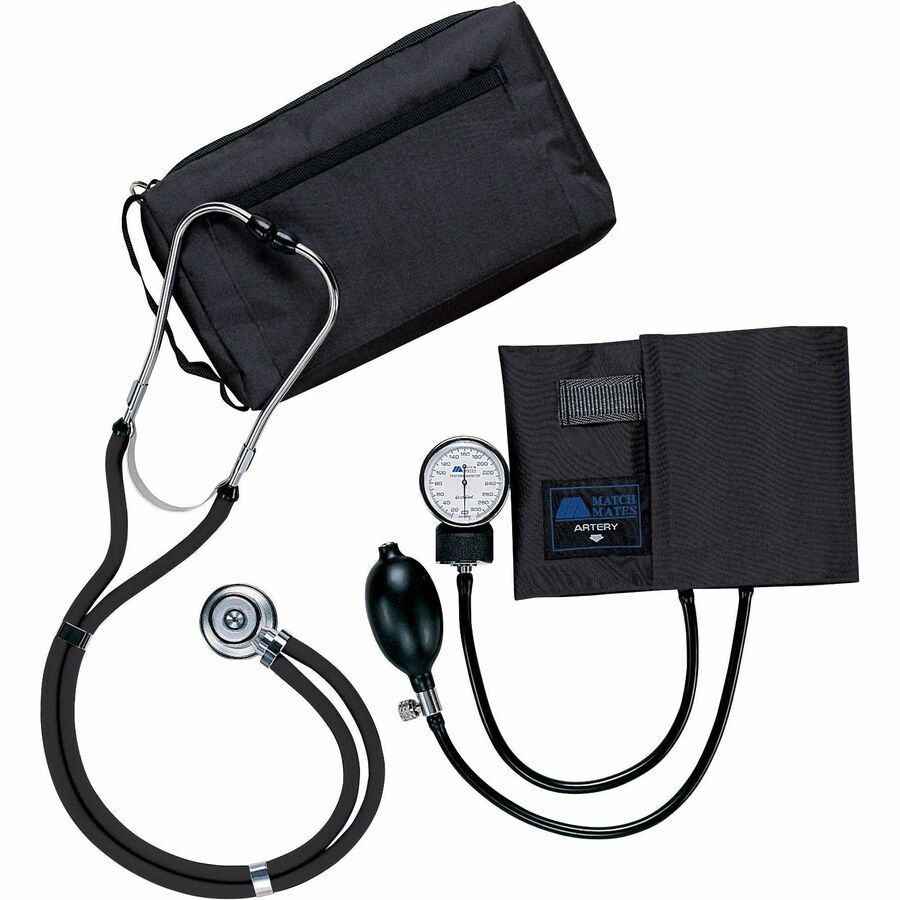Medline Sprague Rappaport Stetho/sphyg Combo - For Blood Pressure - Latex-free - Black