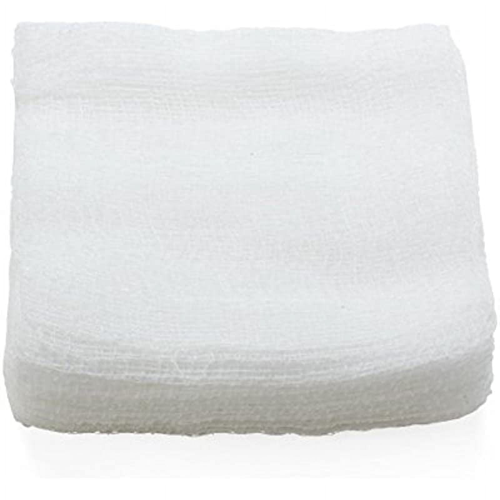 Medline Sterile Woven Cotton Gauze Sponges, 12Ply, 4 x 4 Inch
