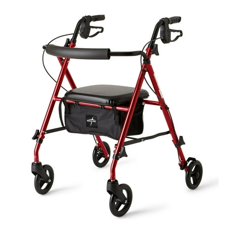 Medline Guardian Freedom Ultralight Rollators Burgundy Each MDS86825SLR