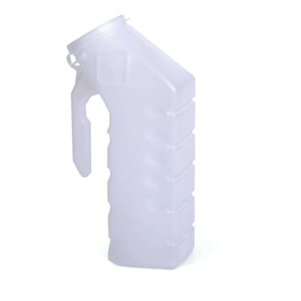 Medline Supreme Urinals, Male, 32 Oz, Clear, Case Of 6