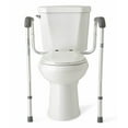 thumbnail image 1 of Medline Toilet Safety Rails, Adjustable Folding Toilet Frame for Elderly and Disabled, 250 lb Weight Capacity, 1 of 6