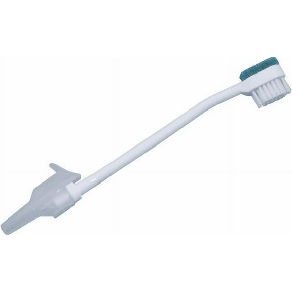 Medline Treated Suction Toothbrushes, White, Case Of 100 Soft Bristle Adult