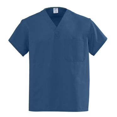 Medline Unisex AngelStat Reversible Classic Fit V-Neck Scrub Top