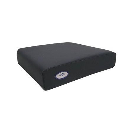 Medline Visco Foam Wheelchair Cushions 18" L x 3" W x 16" D Fluid Proof Easy Clean Cover Type