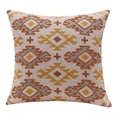 thumbnail image 1 of LR Home Sedona Cotton Poly Filled Pillow in Yellow/Orange, 20" x 20", 1 of 8