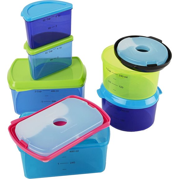 FIT & FRESH 357KFF KIDS 14 PIECE VALUE SET INCLUDES 2 HALF