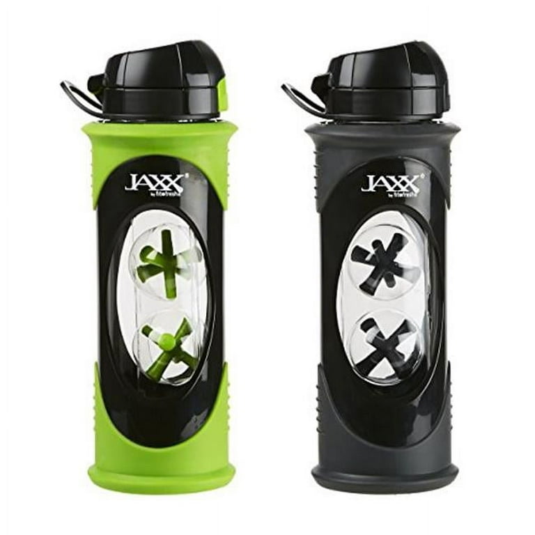 Medport 786FFGRNGRYKIT Fit & Fresh Green Jaxx Glass Shaker