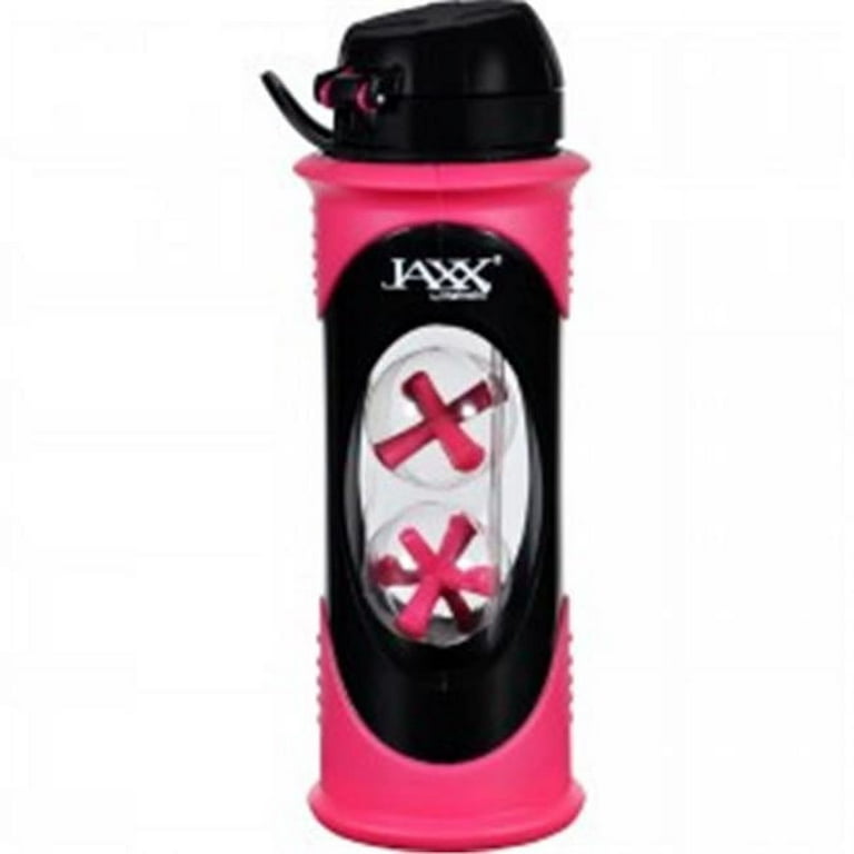 Medport 786FFPNKGRYKIT Fit & Fresh Pink Jaxx Glass Shaker Bottle Set