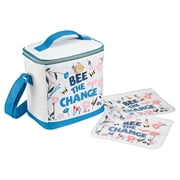 Fit + Fresh Medport 2848KFFSC3075 Insulated Lunch Box with 2 Reusable Snack Bags - Bee The Change
