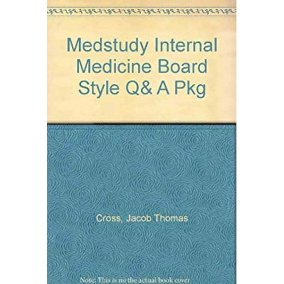 Pre-Owned Medstudy Internal Medicine Board Style Q&A Pkg (Hardcover) 1932703144 9781932703146
