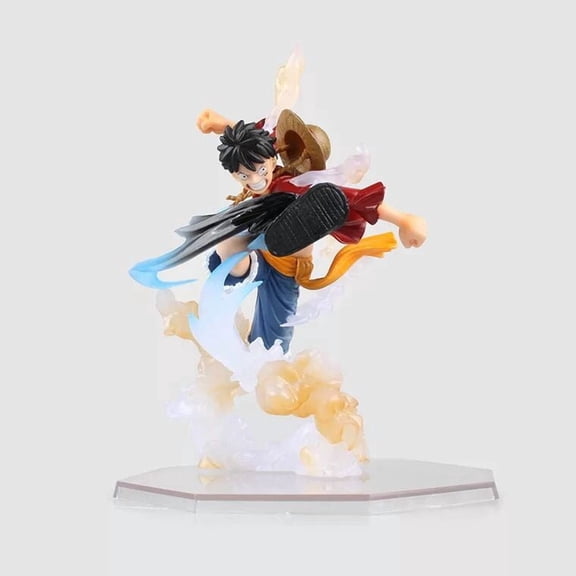 Medsuo Luffy (Combat Ver) Character Anime Model Statue Action Figures Desktop Ornament Popular Decorations Fan Souvenirs Creative Gift Collectable