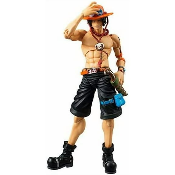 Medsuo PortgasD Ace Collectible (Movable Joints) Character Figurine Animated Statue Desktop Ornament Adults Collection Room Decorations Collection Anime Memorial