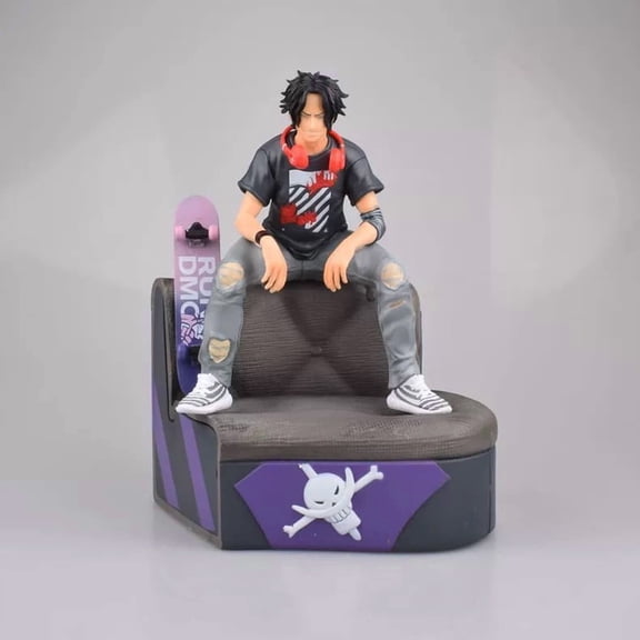Medsuo Portgas D Ace (Fashion Ver) Character Anime Model Statue Action Figures Desktop Ornament Popular Decorations Fan Souvenirs Creative Gift Collectable