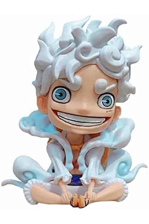 Q Version Monkey D Luffy Statue, Battle Gear Fifth Luffy PVC Cartoon Character Anime Collection Anime Fans (13cm)