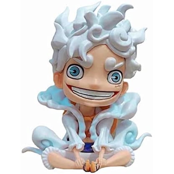 Medsuo Q Version Monkey D Luffy Statue, Battle Gear Fifth Luffy PVC Cartoon Character Anime Collection Anime Fans (13cm)