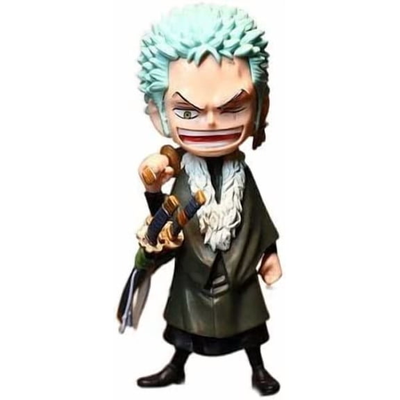 Medsuo Zoro Collectible (15th Anniversary) Q Ver Action Figures Figurine Animated Statue Desktop Ornament Room Decorations Collection Anime Memorial