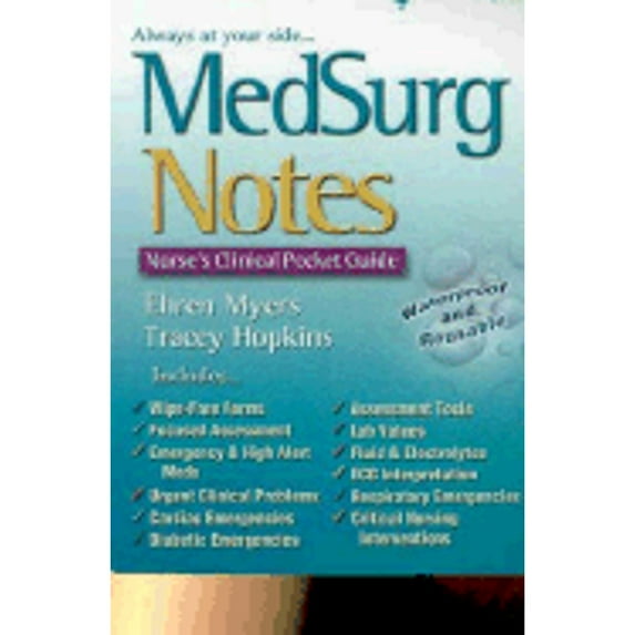 Pre-Owned Medsurg Notes : Nurse's Clinical Pocket Guide (Paperback)