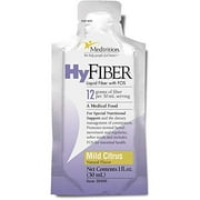 Medtrition HyFiber Daily Liquid Fiber for Regularity and Soft Stools, 12 Grams Soluble Fiber, 1 fl oz 100 pack
