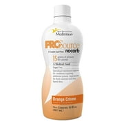 Medtrition Liquid Collagen Peptides Type I, III 15 Grams Protein per Oz. |Prosource NoCarb Orange Crème 4 Bottles pack