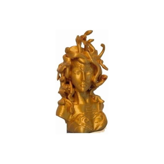 Medusa Bust Greek Mythology Sculpture 3D Printed Home Office Decor Gift, Modern abstract Medusa head statue, PETG/PLA art, gift mythology lovers