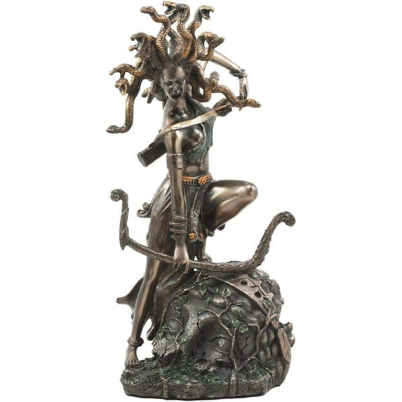 Medusa Greek Statue Figurine Mythology Gorgon