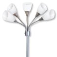 thumbnail image 1 of Medusa Grey Floor Lamp with White Acrylic Shades Model 16197-98, 1 of 10