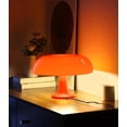 thumbnail image 1 of Medusa Table Lamp Retro Dome Glass Shade, Warm Orange Glow, Jelly-fish-Inspired Design, Modern Accent Lighting for Home & Office, 1 of 6