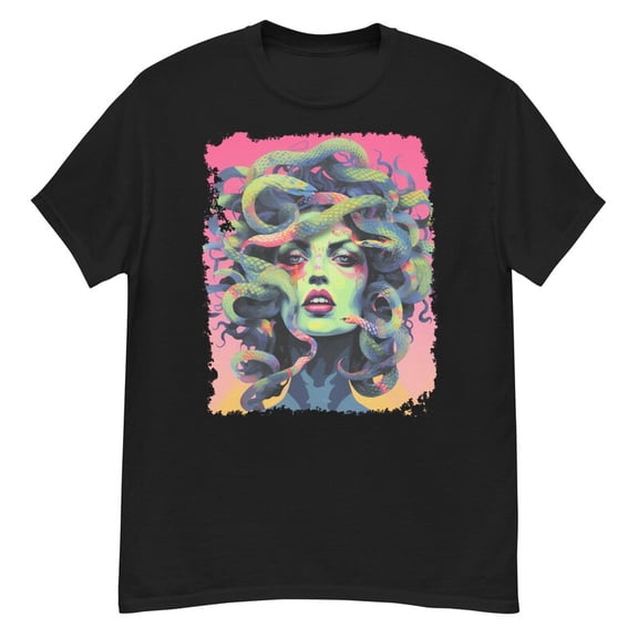 Medusa Woman Snake Hair Graphic TShirt Ancient Greek Mythology Gift,for unisex up to size 5XL
