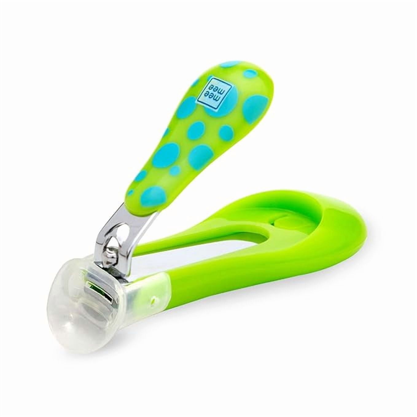 Mee Mee Protective Baby Nail Clipper Cutter with Skin Guard (Green)(Pack of 1)