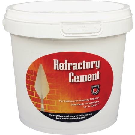 Meecos Red Devil 1/2 Gal. Buff Refractory Furnace Cement