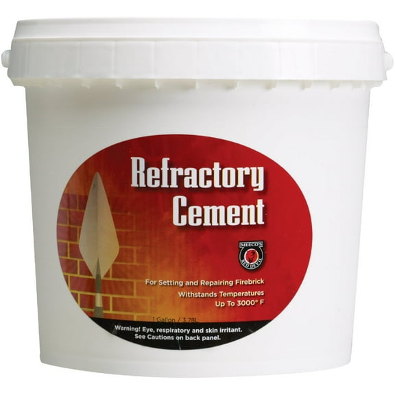 Meecos Red Devil 1 Gal. Buff Refractory Furnace Cement