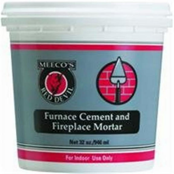 MEECO'S RED DEVIL 1354 Furnace Cement and Fireplace Mortar