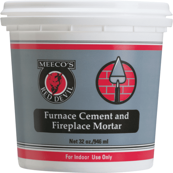 Meeco's Red Devil Furnace Cement & Fireplace Mortar - Pack of 4 Residential Use, Standard Application