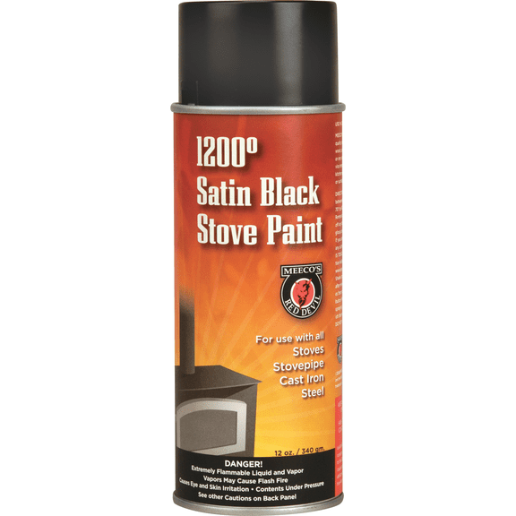 Meeco's Paint Supply - Meeco's Red Devil High Heat Spray Paint - Pack of 12