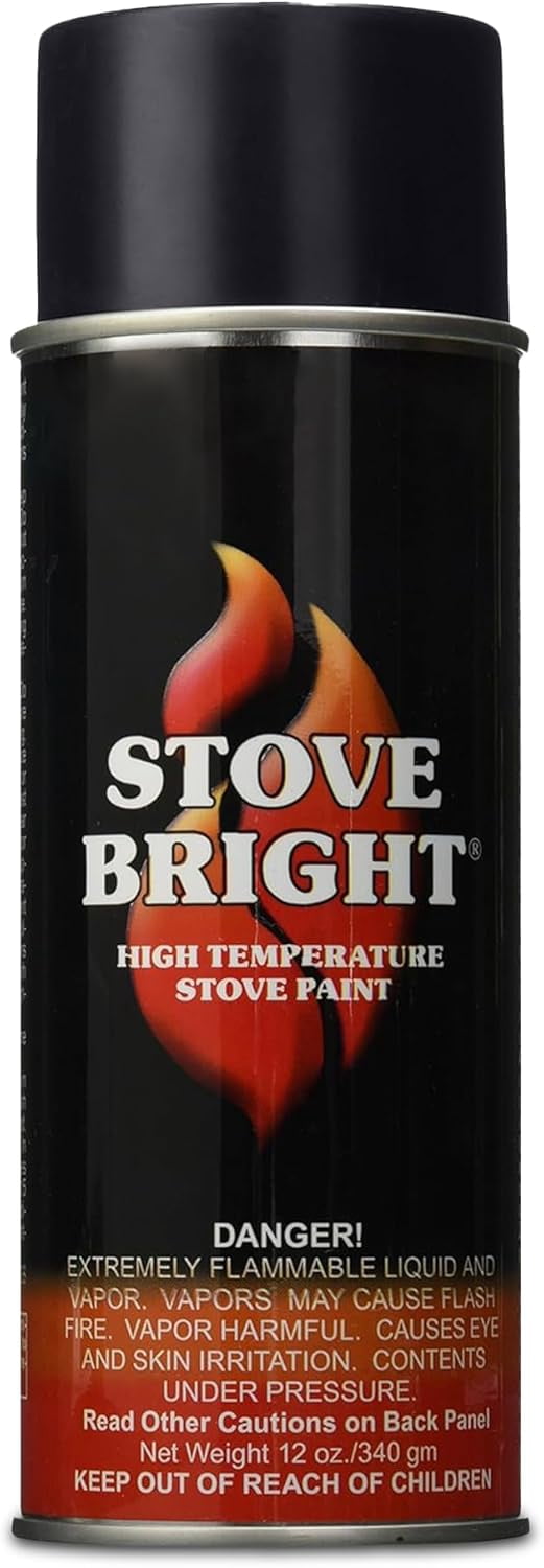 FORREST Technical Coatings High Heat Spray Paint - Metallic Black - 12 oz