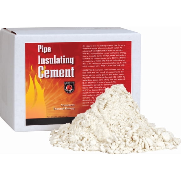 Meeco's Red Devil Pipe Insulation Cement - Pack of 2  Residential Use, Standard Application