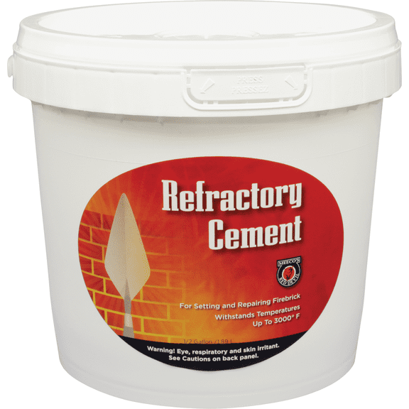 Meeco's Red Devil Refractory Furnace Cement - Single Pack  Residential Use, Standard Application