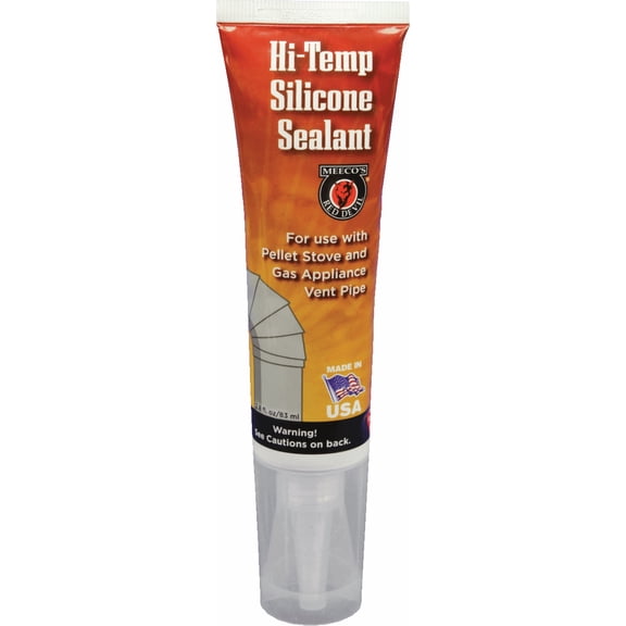 Meeco's Red Devil Silicone Hi-Temp Sealant - Single Pack  Residential Use, Standard Application
