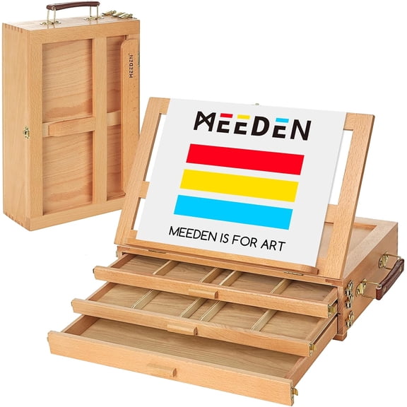 Meeden Adjustable Sketchbox Tabletop Easel